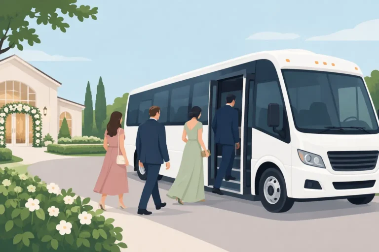 Wedding Guest Shuttle Service That Runs on Time