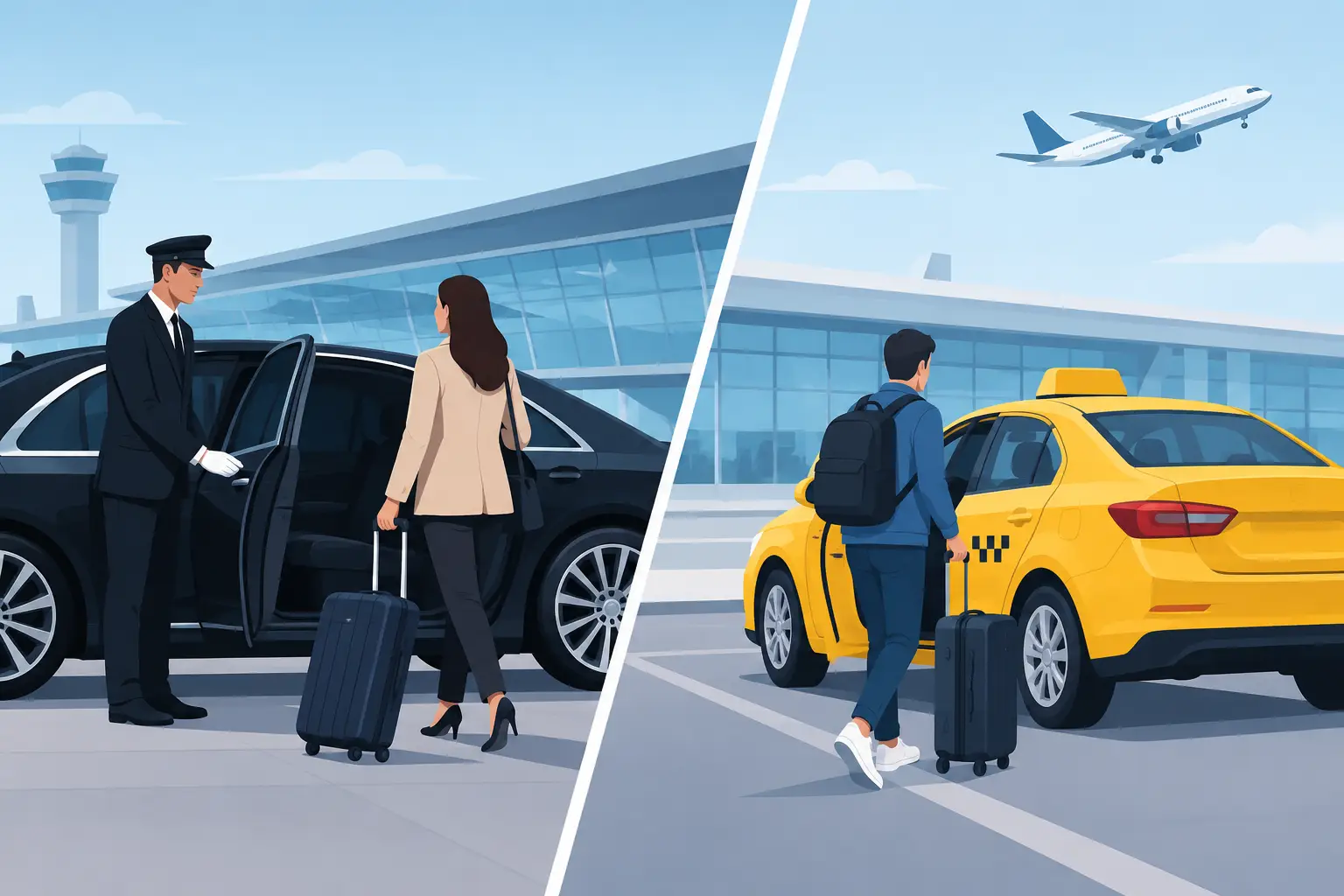 Chauffeur Service Versus Taxi for Airport Travel
