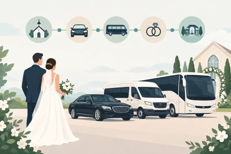 How to Plan Wedding Transportation Timeline